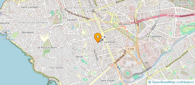 localisation de l'entreprise PANGIS à MARSEILLE