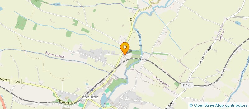 localisation de l'entreprise PANGLOSS  ESCORNEBUF