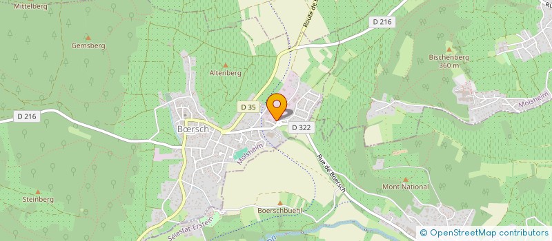 localisation de l'entreprise PANGLOSS  BRSCH