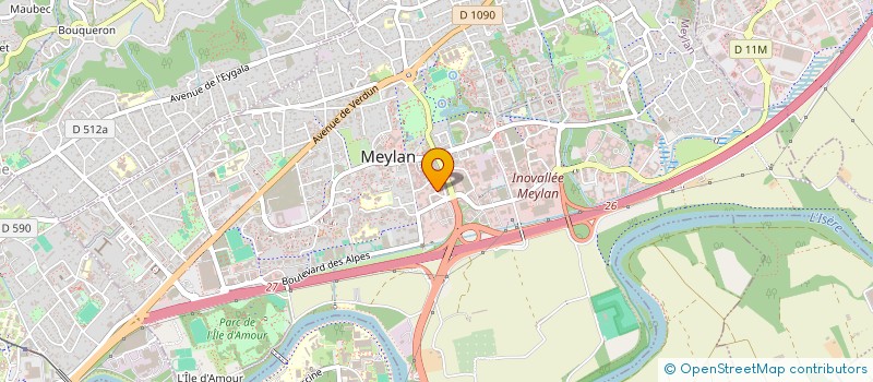 localisation de l'entreprise PANGO à MEYLAN