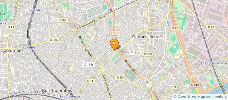 localisation de l'entreprise PANGO SPORTS  ASNIERES-SUR-SEINE