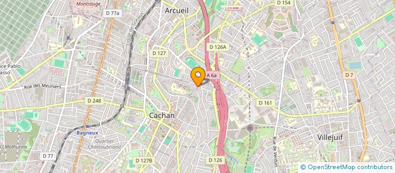 localisation de l'entreprise PANGOLIN IDF  ARCUEIL