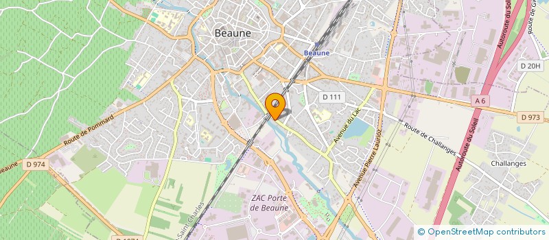 localisation de l'entreprise PANGOR à BEAUNE