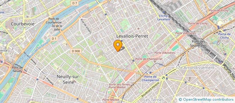 localisation de l'entreprise PANHARD INDIVISION à LEVALLOIS-PERRET