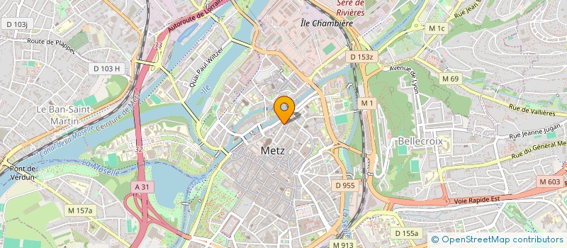 localisation de l'entreprise PANHOFF à METZ