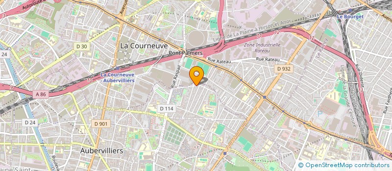 localisation de l'entreprise PANI MAT à AUBERVILLIERS