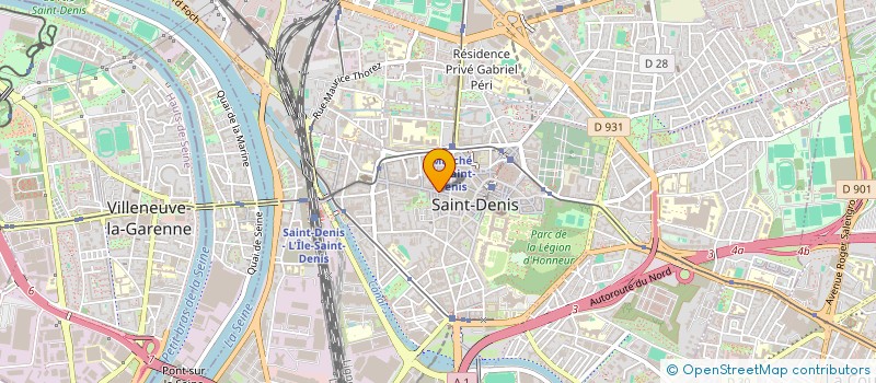 localisation de l'entreprise PANI-PAIN à SAINT-DENIS
