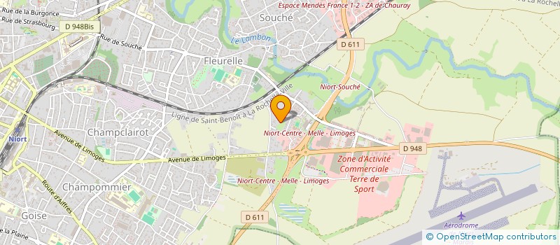 localisation de l'entreprise PANI PROBLEM  NIORT
