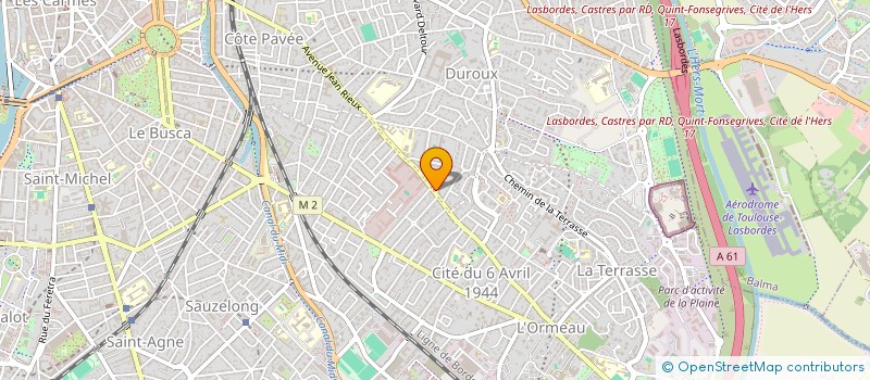 localisation de l'entreprise PANIBE  TOULOUSE