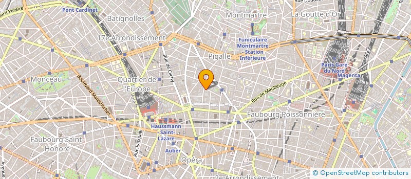localisation de l'entreprise PANIC CINEMA à PARIS