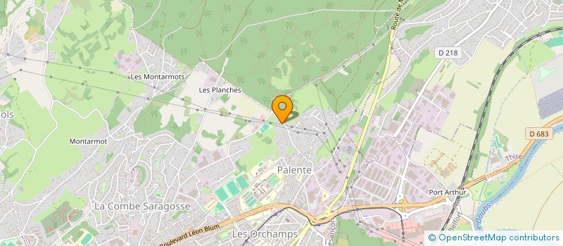 localisation de l'entreprise PANICO  BESANCON