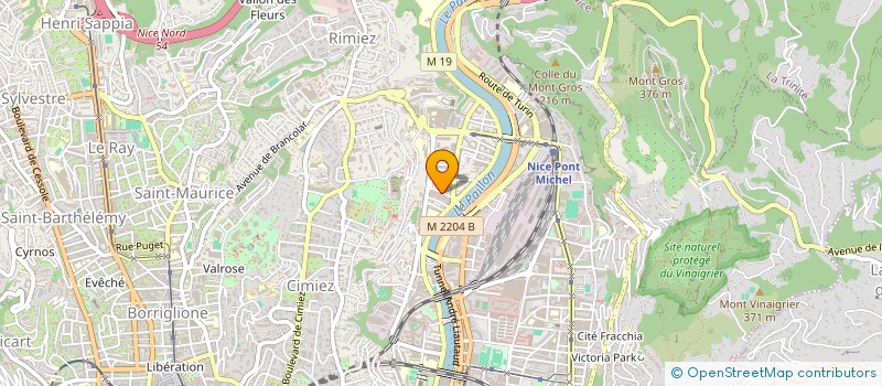 localisation de l'entreprise PANICUCCI LMNP à NICE