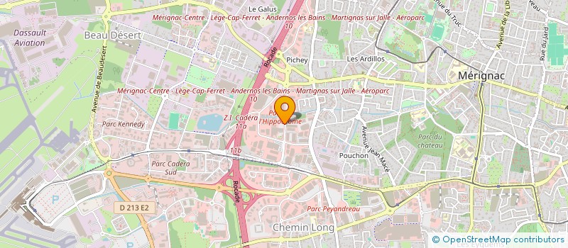 localisation de l'entreprise PANIDELICES à MERIGNAC