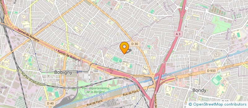 localisation de l'entreprise PANIDEM à BOBIGNY
