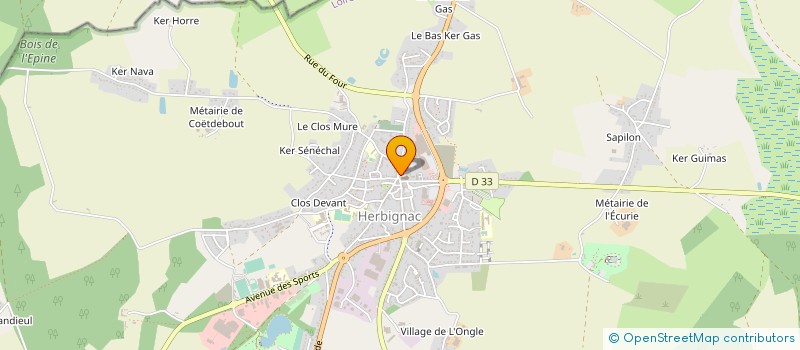localisation de l'entreprise PANIER D'HERBI à HERBIGNAC