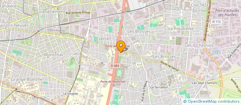 localisation de l'entreprise PANIER DE L'ESPOIR à BRON