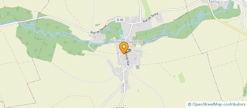 localisation de l'entreprise PANIER DE L'OMIGNON  MONCHY-LAGACHE