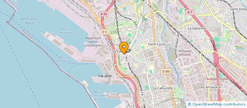 localisation de l'entreprise PANIER DE LA CALADE à MARSEILLE