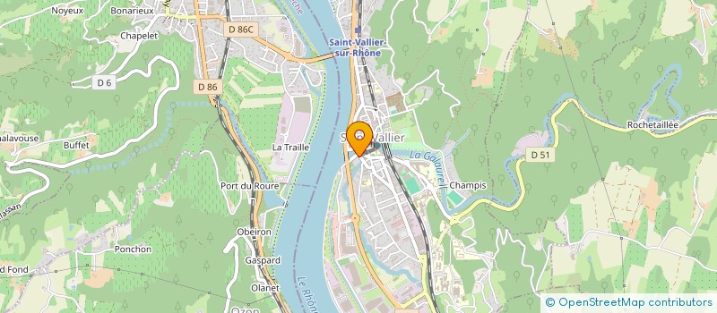 localisation de l'entreprise PANIER DE LA GALAURE à SAINT-VALLIER
