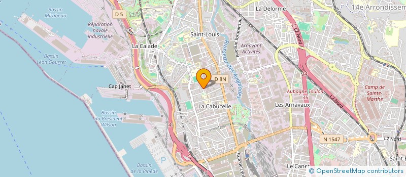 localisation de l'entreprise PANIER DE VALAMBRE à MARSEILLE 15EME