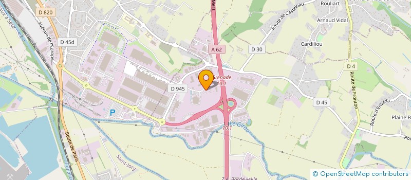 localisation de l'entreprise PANIER DES SAVEURS ET SENTEURS  VILLENEUVE-LES-BOULOC