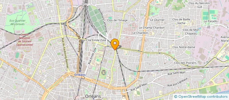 localisation de l'entreprise PANIER DU CENTRE à ORLEANS