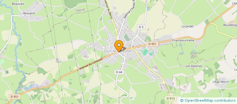localisation de l'entreprise PANIER DUNOIS à DUN-LE-PALESTEL