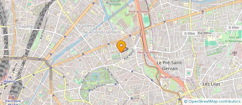 localisation de l'entreprise PANIER NEUF  PARIS