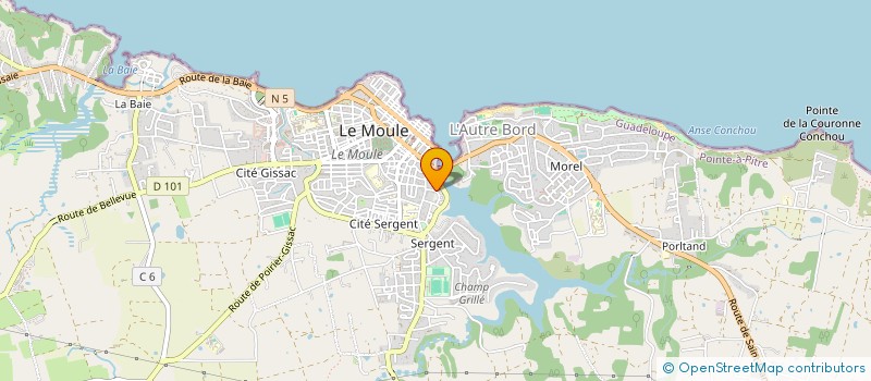 localisation de l'entreprise PANIER PAYS à LE MOULE