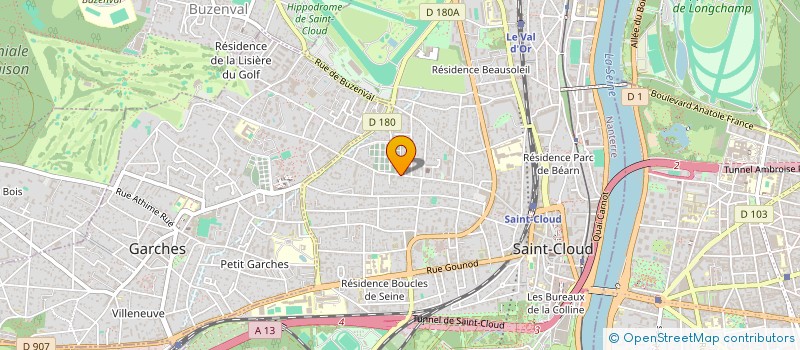 localisation de l'entreprise PANIER ROUGE à SAINT-CLOUD