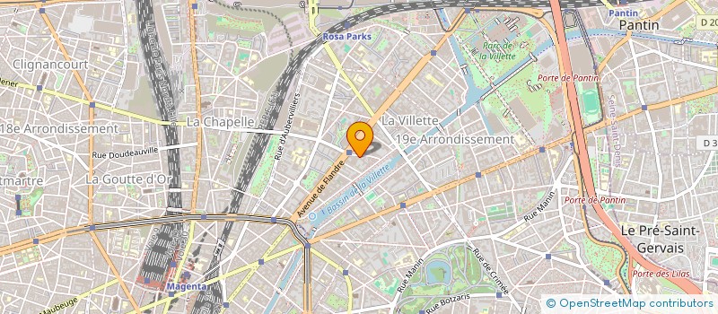 localisation de l'entreprise PANIER SYMPA  PARIS