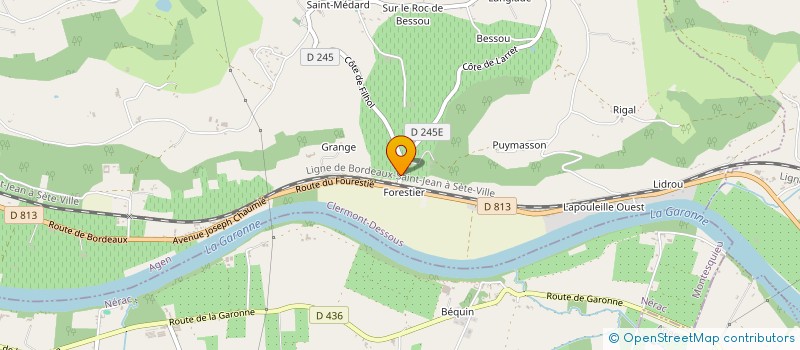 localisation de l'entreprise PANIERS AGENAIS à CLERMONT-DESSOUS