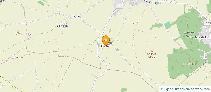 localisation de l'entreprise PANIERS DE SAISON à THURY
