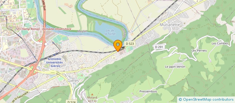 localisation de l'entreprise PANIF 2000  GIERES