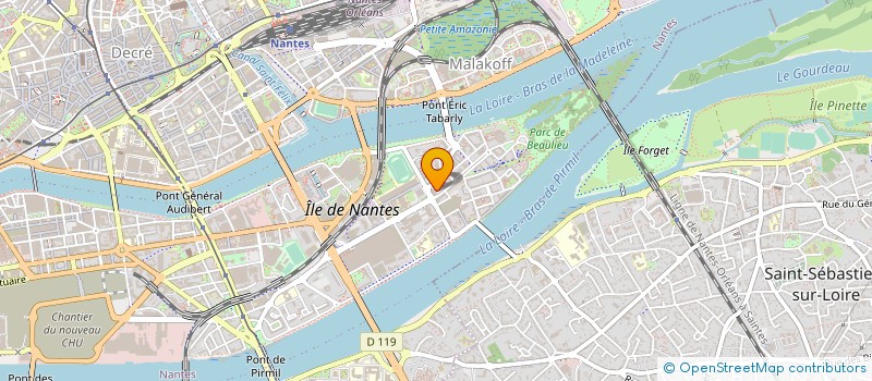 localisation de l'entreprise PANIFIA à NANTES