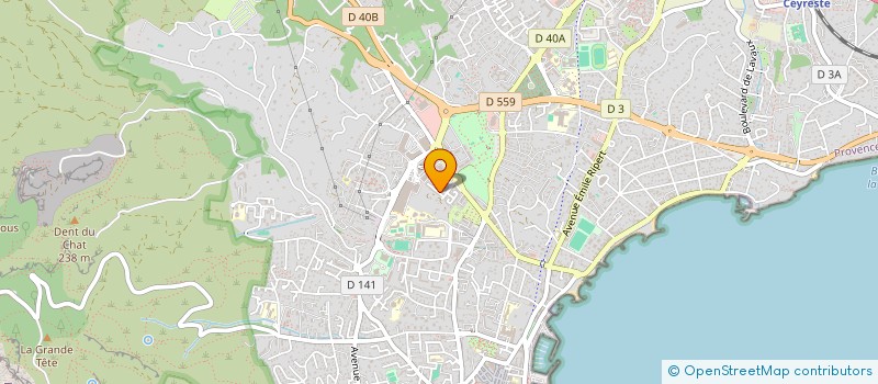 localisation de l'entreprise PANIFICATION NOUVELLE  LA CIOTAT