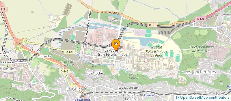 localisation de l'entreprise PANIFIQUE  PALAISEAU