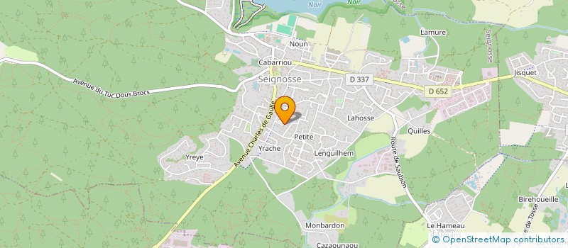 localisation de l'entreprise PANIFLO  SEIGNOSSE