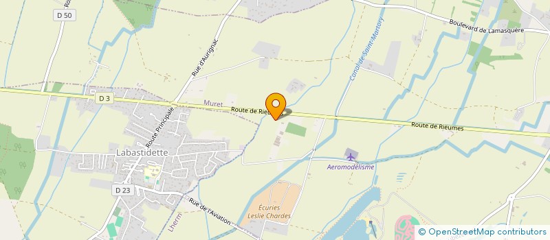 localisation de l'entreprise PANIGALE  MURET