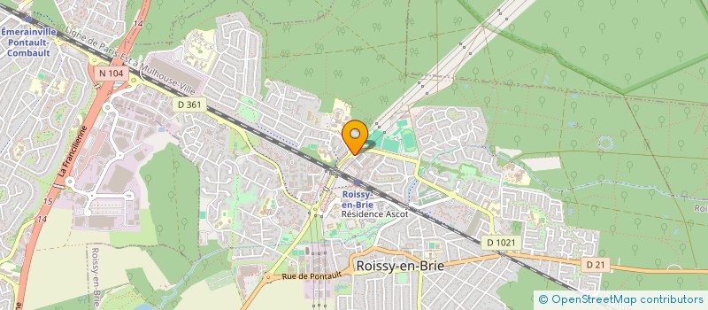 localisation de l'entreprise PANIGE  ROISSY EN BRIE