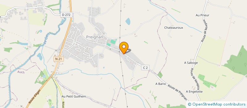 localisation de l'entreprise PANIMACHLO  PREIGNAN