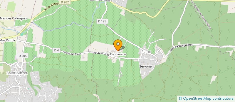 localisation de l'entreprise PANIME  FLAUX