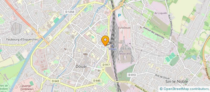 localisation de l'entreprise PANINI CITY  DOUAI