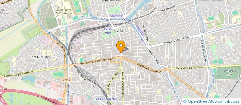 localisation de l'entreprise PANINI LAND  CALAIS