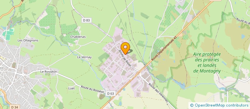 localisation de l'entreprise PANIO  MONTAGNY