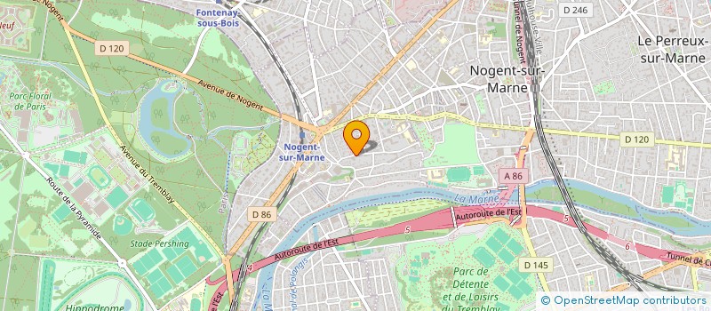 localisation de l'entreprise PANIQUHE2  NOGENT-SUR-MARNE