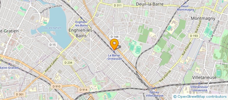 localisation de l'entreprise PANIS AVIA à DEUIL-LA-BARRE