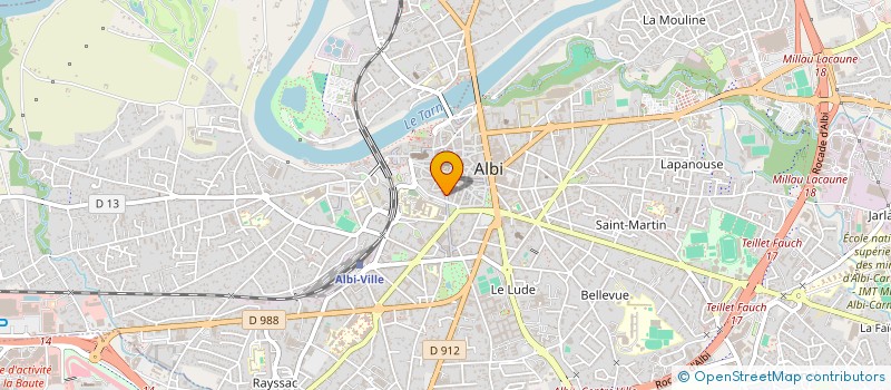 localisation de l'entreprise PANIS ET CAPULUS à ALBI