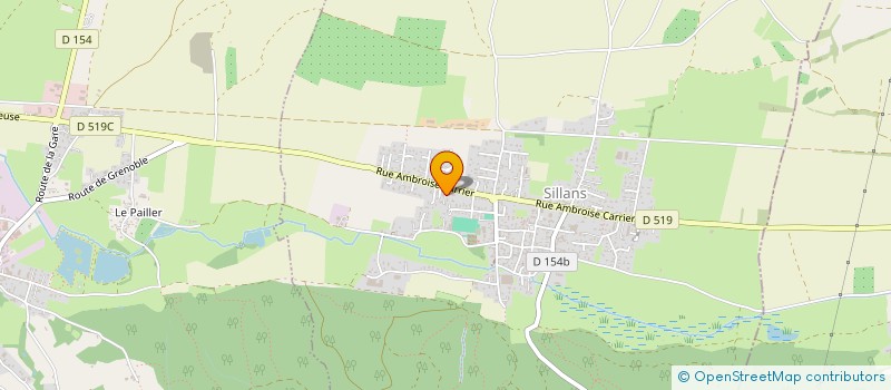 localisation de l'entreprise PANISERE  SILLANS