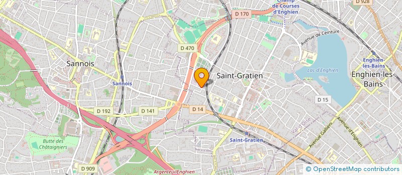 localisation de l'entreprise PANISERVICE à SAINT-GRATIEN